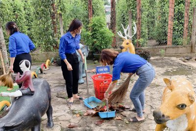 CÔNG TRÌNH ĐOÀN VIÊN, THANH NIÊN “HÀNH ĐỘNG VÌ MỘT NGÔI TRƯỜNG XANH – SẠCH – ĐẸP”