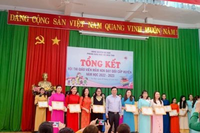 Trường Mầm non Sao Mai tham gia hội thi giáo viên mầm non dạy giỏi cấp huyện năm học 2022 – 2023