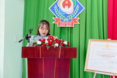 Đại hội Công đoàn cơ sở trường MN Sao Mai khóa VI nhiệm kỳ 2023 – 2028